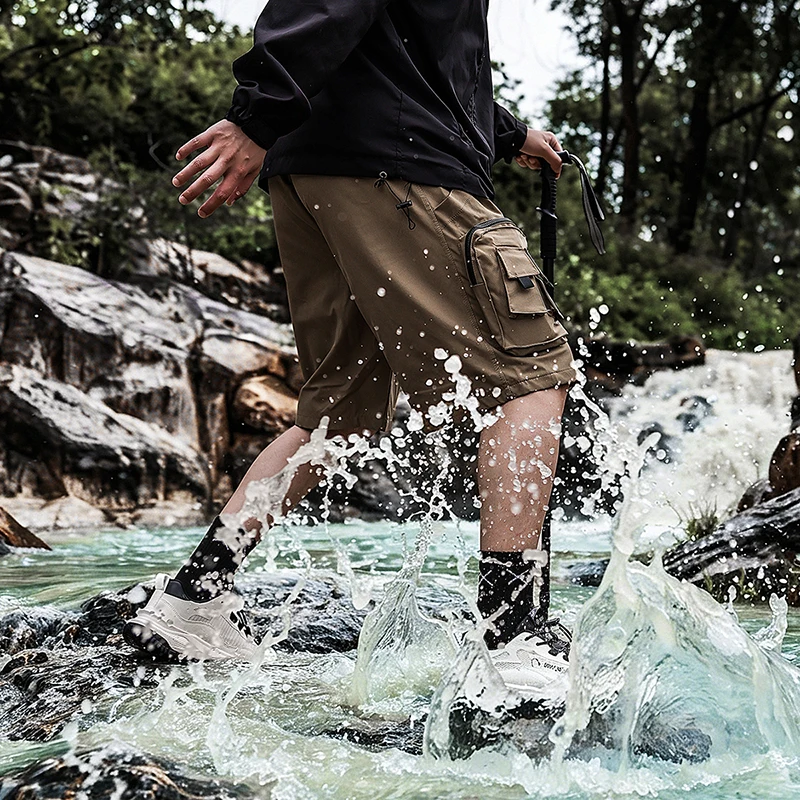 2026 New Men's Hiking Shoes, Fashionable Outdoor Hiking Shoes, Non-Slip Breathable Mesh Sneakers, Lightweight and Wear-Resistant Trendy Casual Shoes