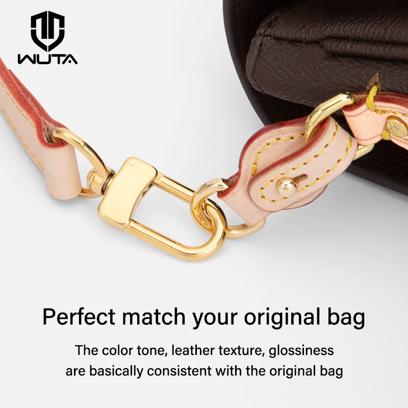 WUTA Bag Strap Transformation for LV Metis Punch-Free Handbag Strap Hardware Protection Leather Anti-wear Buckle Bag Accessories