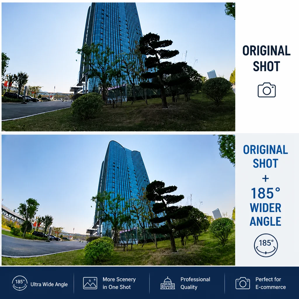 Ultra Gran Angular 185 ° Len - Photography High Angle reseña y precio