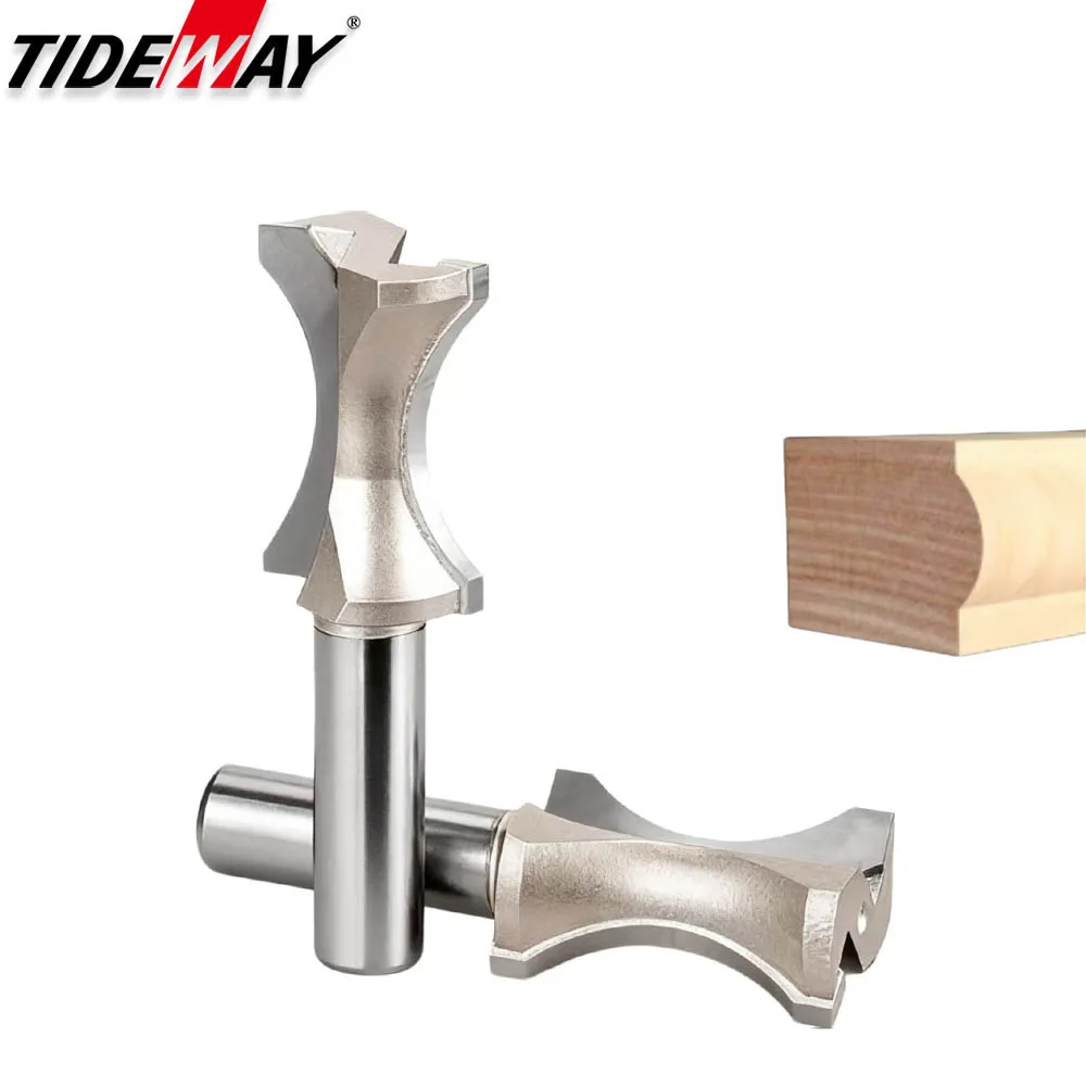 Tideway Convex Edging Router Bits Oval Edge Bit Woodworking Tools Carbide Milling Cutter For MDF Plywood