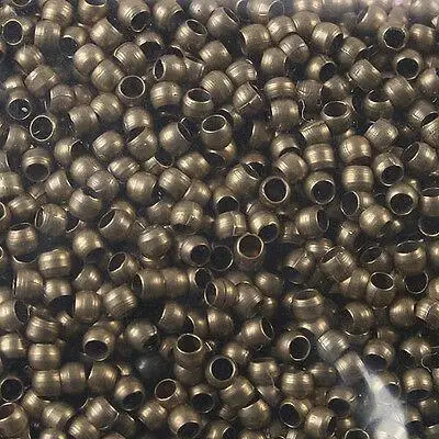 

1000Pcs bronze tone 2mm round spacer beads findings h0285