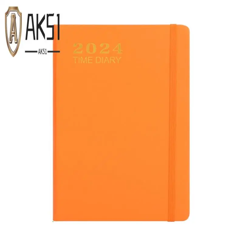 

AK51-2024 Pocket Planner Calendar 2024 , Weekly Monthly Planner With Pocket, Elastic Closure, Note Pages, Monthly Tabs