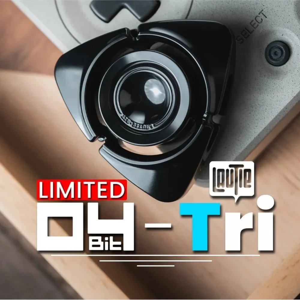 

LAUTIE Zirconium Alloy Polished Bit04 Tri Fidget Spinner Bit Series Fidgets Toys Sensory Toys For Autism Stress Relief Toys