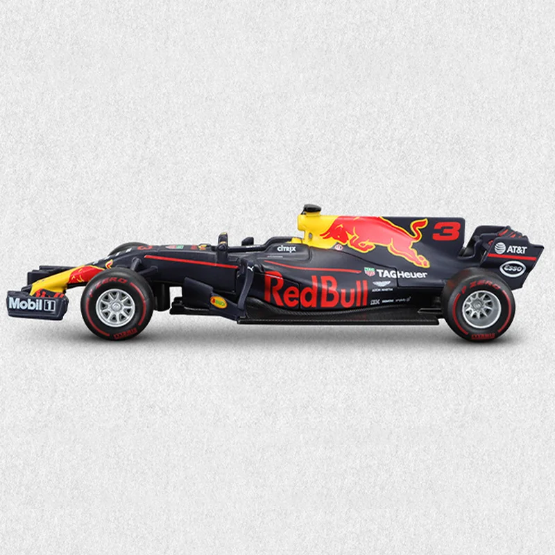 Bburago 1:32 RED BULL Racing TAG Heuer RB13 #3 #33 Diecast Model Formula Racing Hardbound Edition Alloy Luxury Vehicle Gift Toy