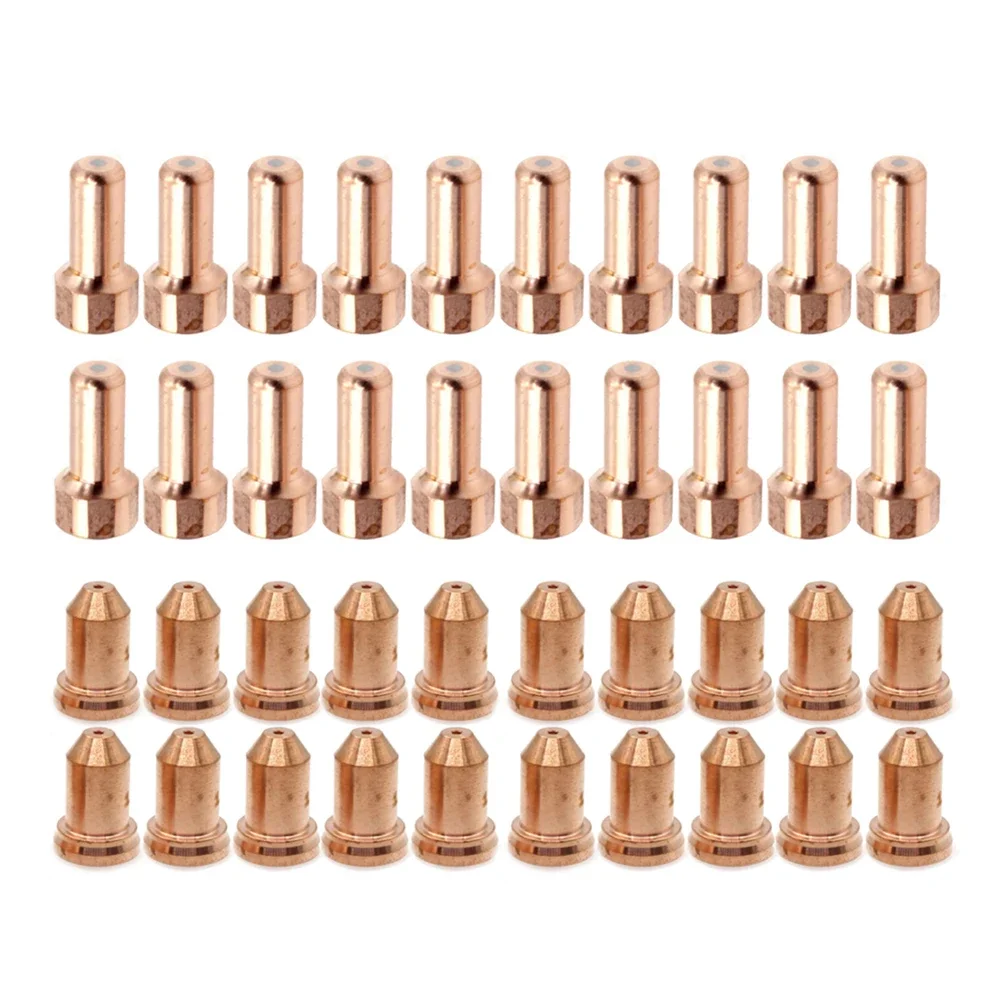 40PCS Plasma Electrode Tip Nozzle For Unimig SC80 Torch Cut45 Cutter SC8004 WSP-061002 Welding Tools Accessories