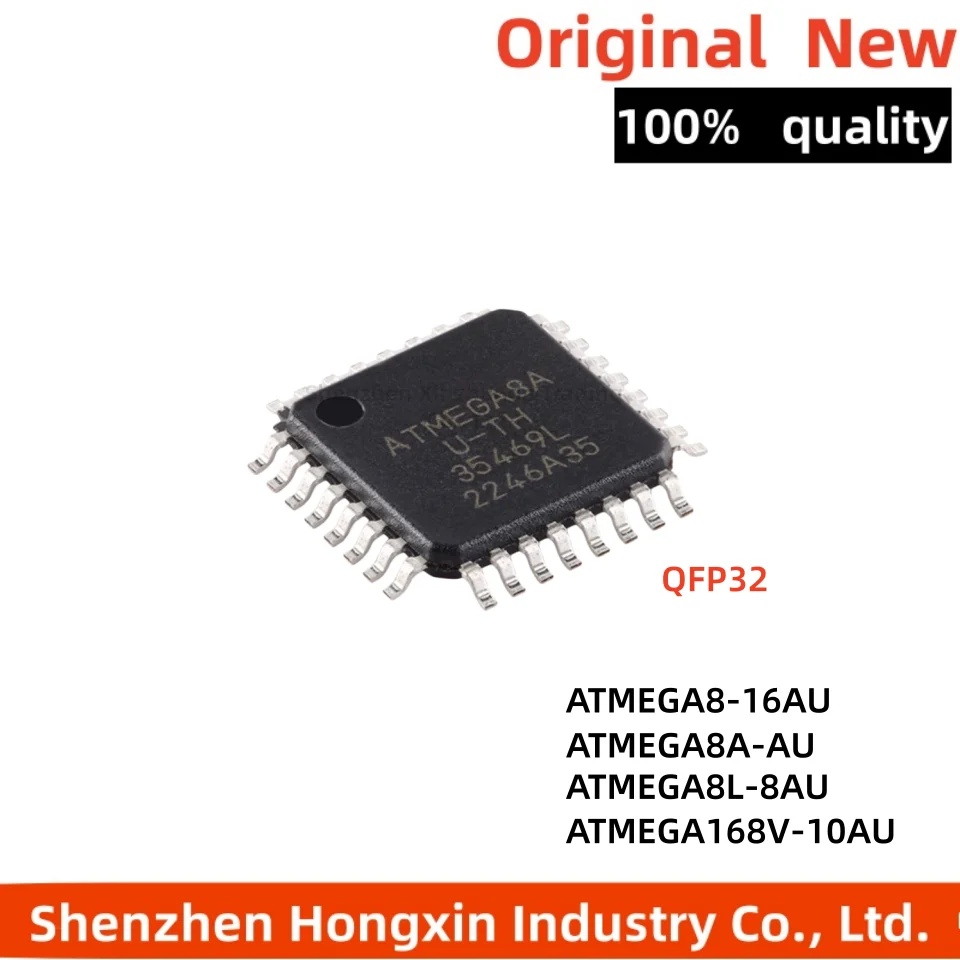 (1piece)100% New ATMEGA8-16AU ATMEGA8A-AU ATMEGA8L-8AU ATMEGA8 16AU ATMEGA8A AU ATMEGA8L 8AU QFP-32 Chipset