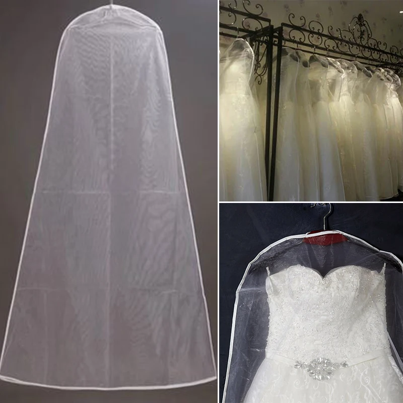 Bridal Gown Wedding Dress Storage Bag Breathable Clear Garment Dust Proof Cover For High-end Wedding Shop, Wedding Photo