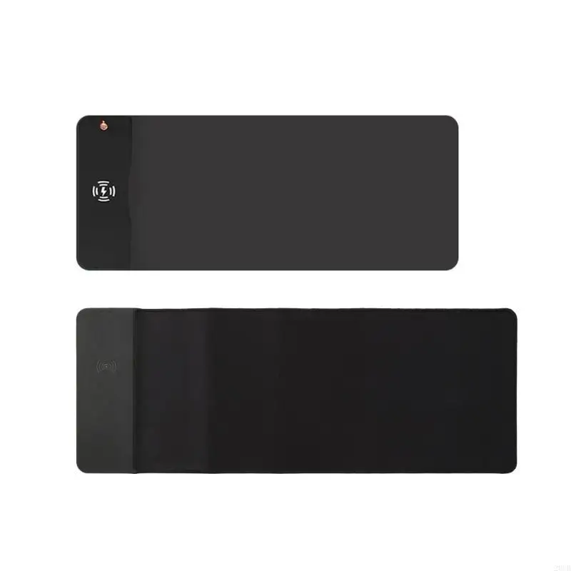 

20CB Wireless Gaming Mouse Pad 10W Wireless Charging Keyboard Pad Extended Mousepad Office Desk Mat for Phone