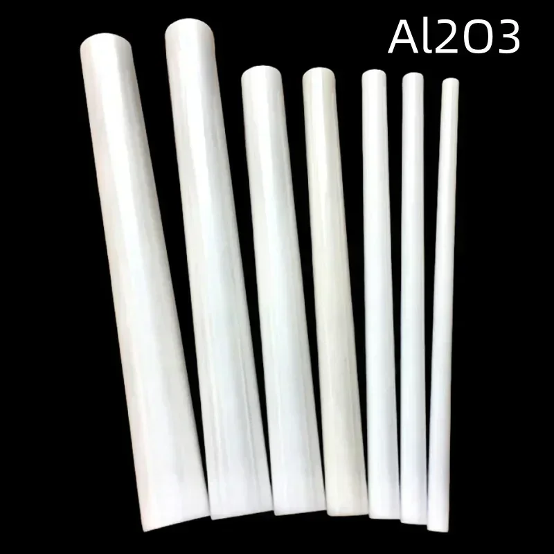 5pcs Alumina Mirror Ceramic Rod/alumina Insulated Solid Stirring Rod, Wear-resistant And High-temperature Resistant