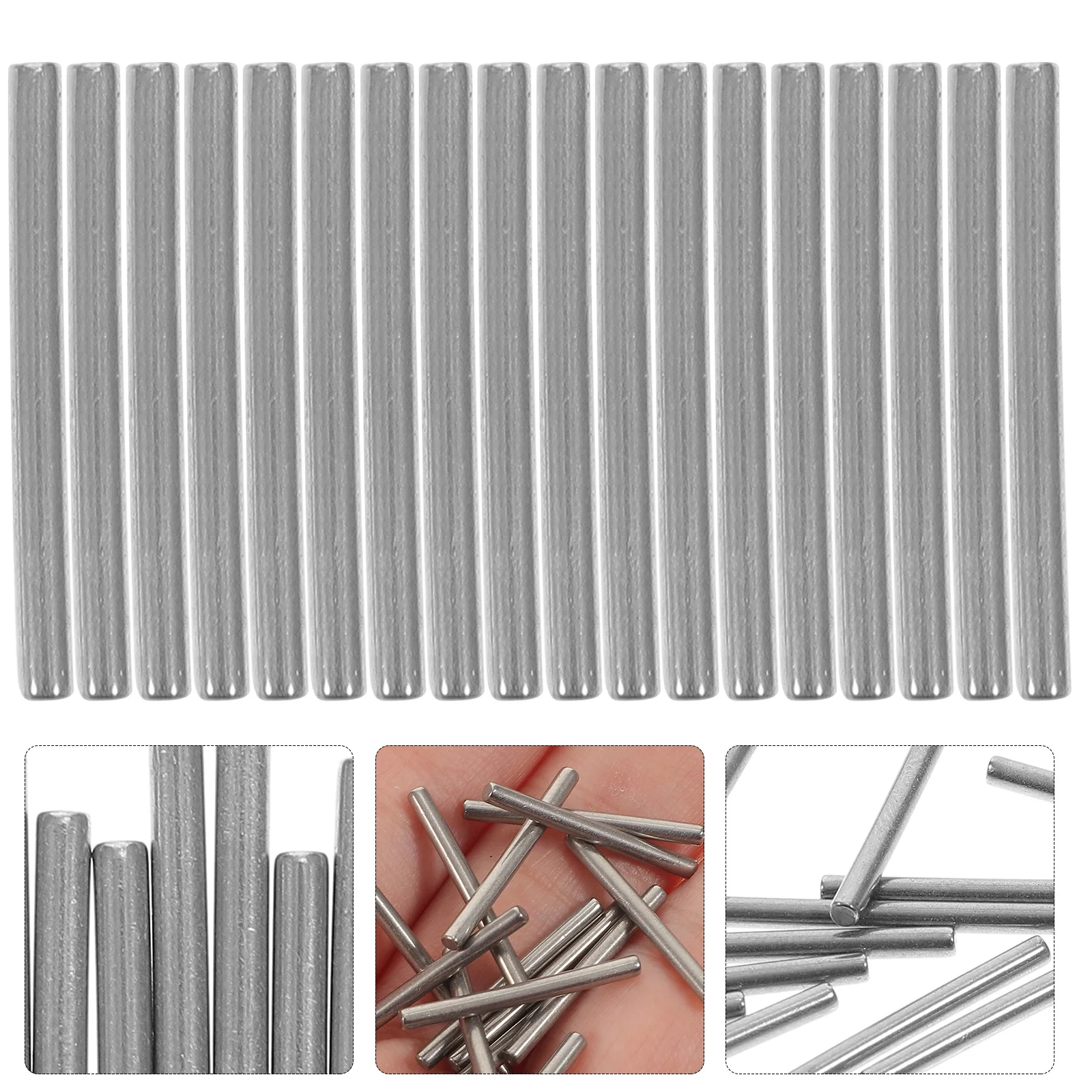 

200pcs Cylindrical Dowel Pins 18Mm 2Mm Stainless Steel Shelf Pins For Furniture Installation Woodwork Cabinet Partitions
