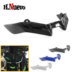MT15 Front Fairing Pneumatic Winglets Tip Wing Protector Shell Cover For YAMAHA MT-15 2019-2023 Wheel Fender Beak Nose Cone