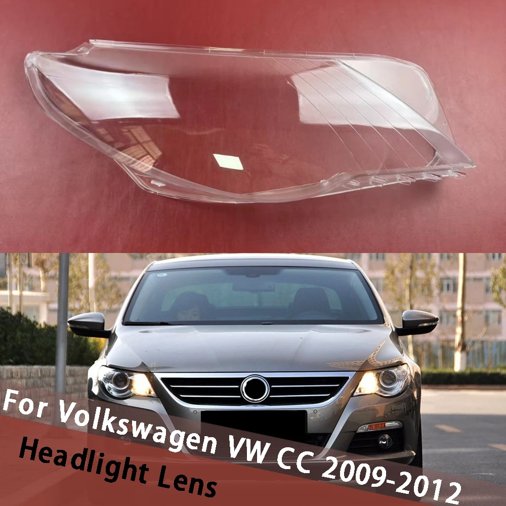 

For Volkswagen VW CC 2009 2010 2011 2012 Headlight Cover Transparent Mask Lens Lampshade Lampcover Headlamp Shell Plexiglass