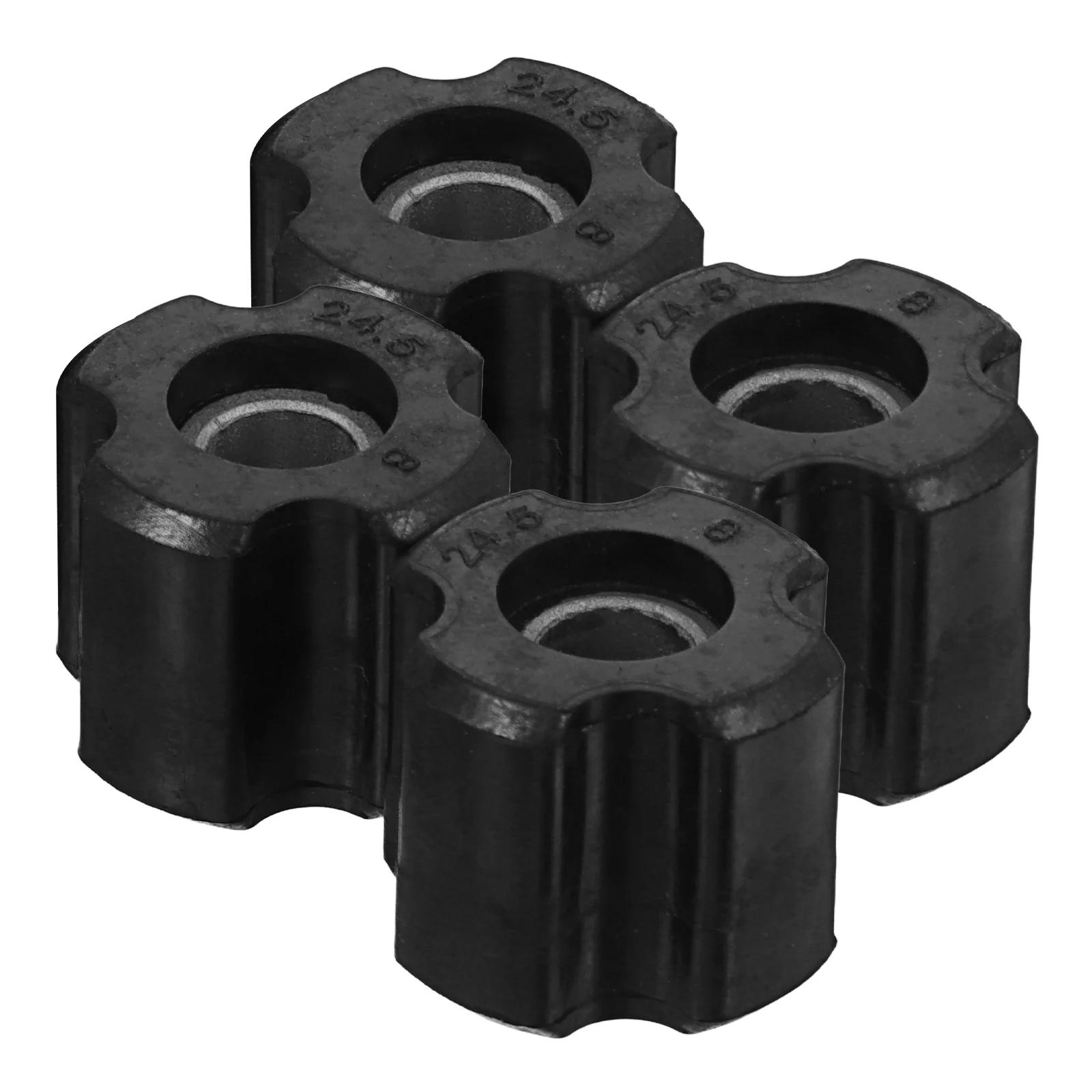 

4 Pcs Lawn Mower Bearing Spindle Replacement Wheel Front Kit for 26mm 28mm Aluminum Tubes Durable PE Material Suitable Brush