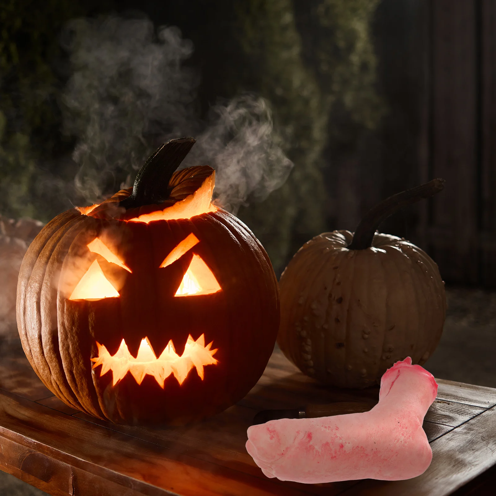 Jouets de fausses mains et pieds, 2 pièces, Simulation réaliste, parties du corps, accessoires de fête d'halloween, décorations, tour créatif