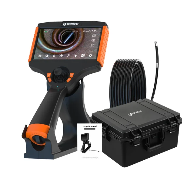 

Wright LT-W28-1 Industrial Borescope 7-Inch HD IPS Screen CMOS Sensor H.264 IP67 Waterproof 1 Meter Probe 360
