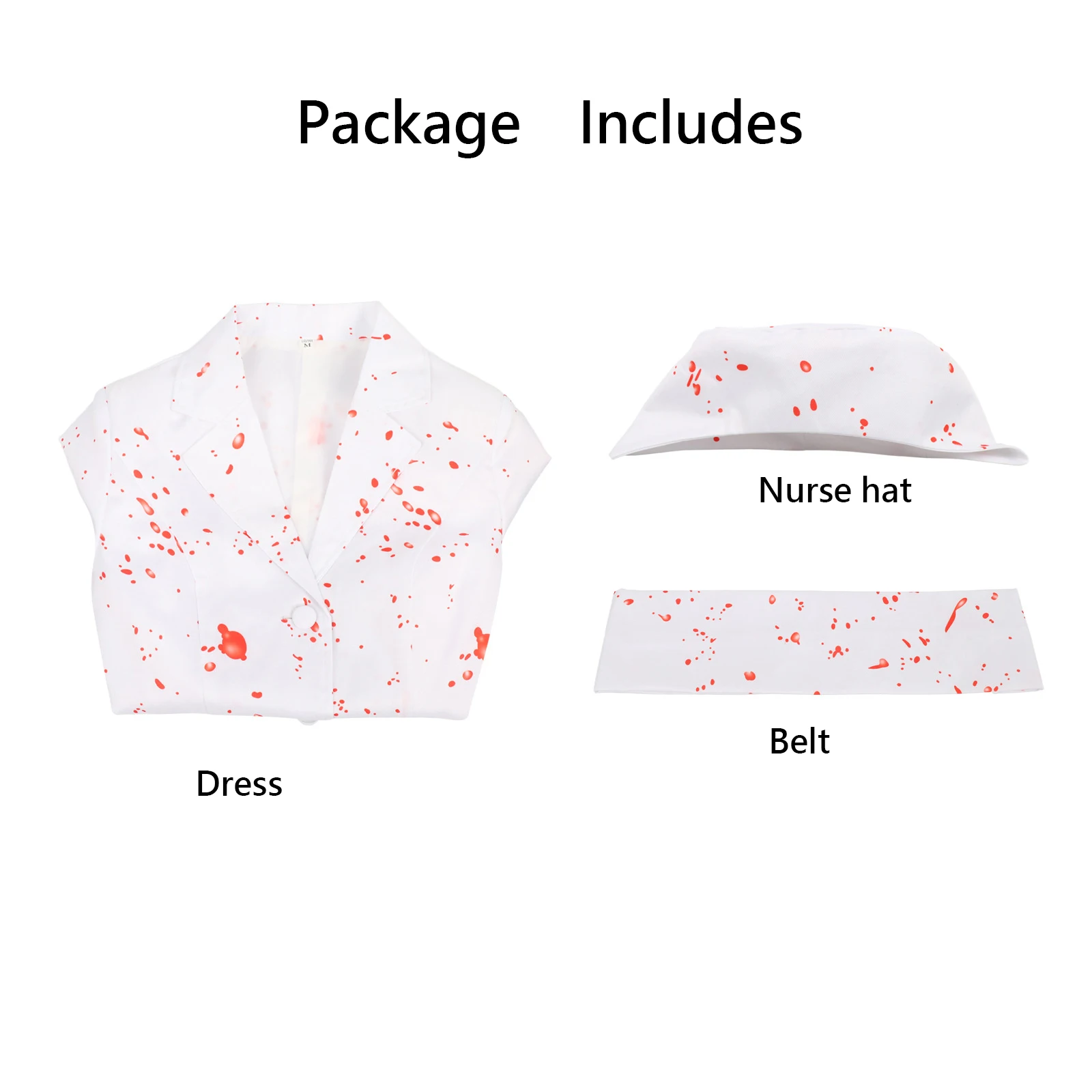 Fantasia de enfermeira Silent Hill feminina cabeça de bolha vestido de enfermeira zumbi uniforme roupas de Halloween