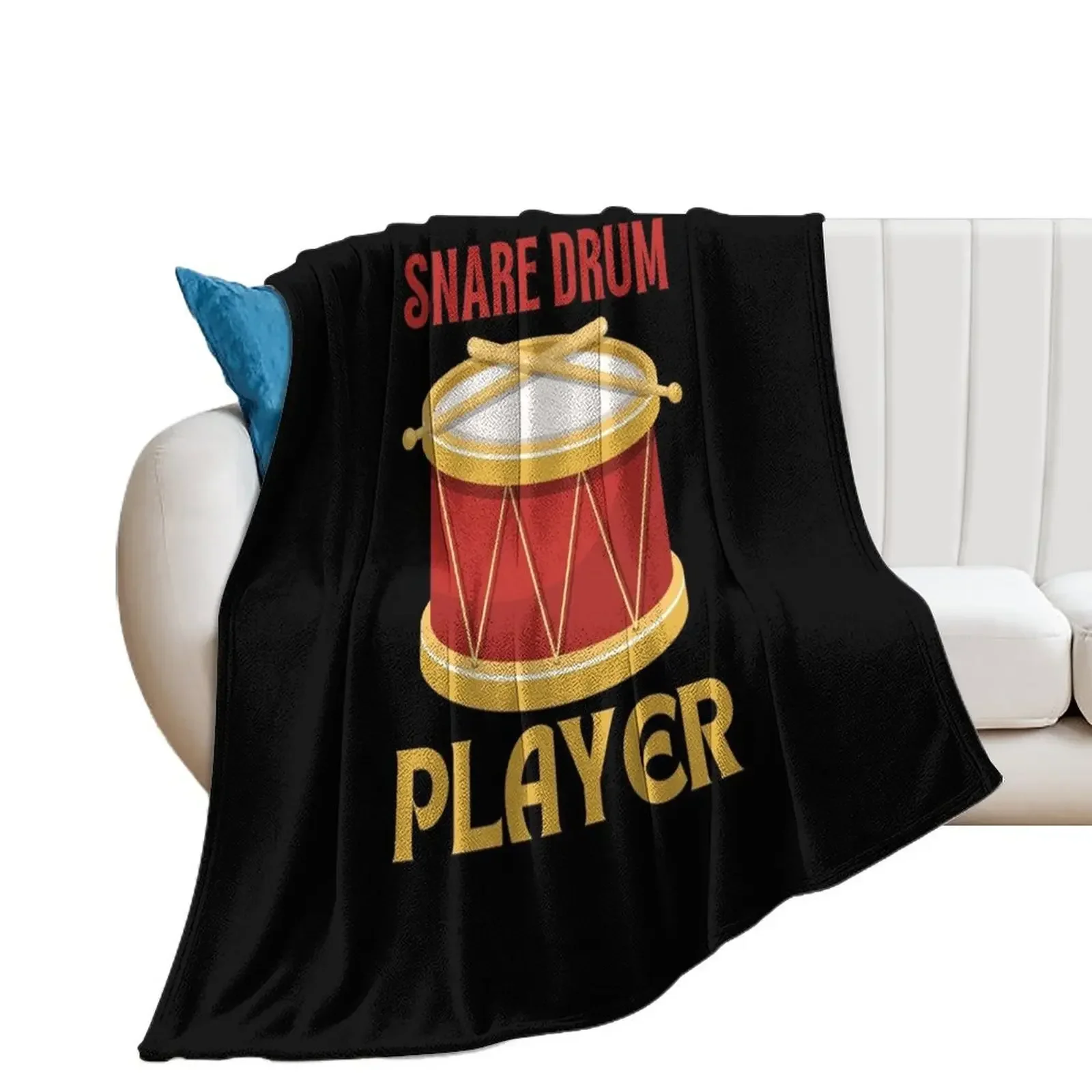 

Snare Drum Player Throw Blanket Custom Sofa Quilt Luxury Thicken Blankets