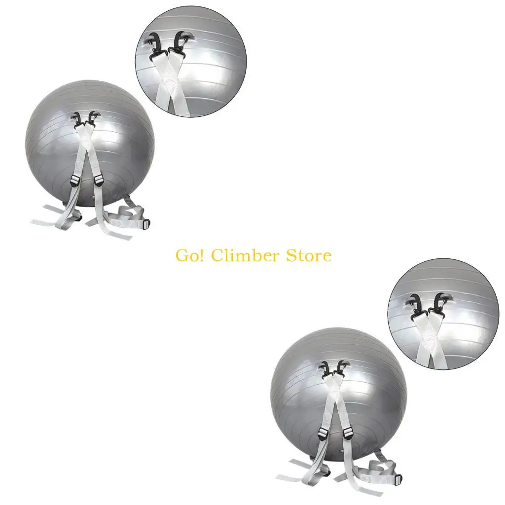 

Q84C Фитнес-мяч для йоги с регулируемым плечевым ремнем, тренировочный мяч сальто назад, балансы для йоги, мячовое оборудование