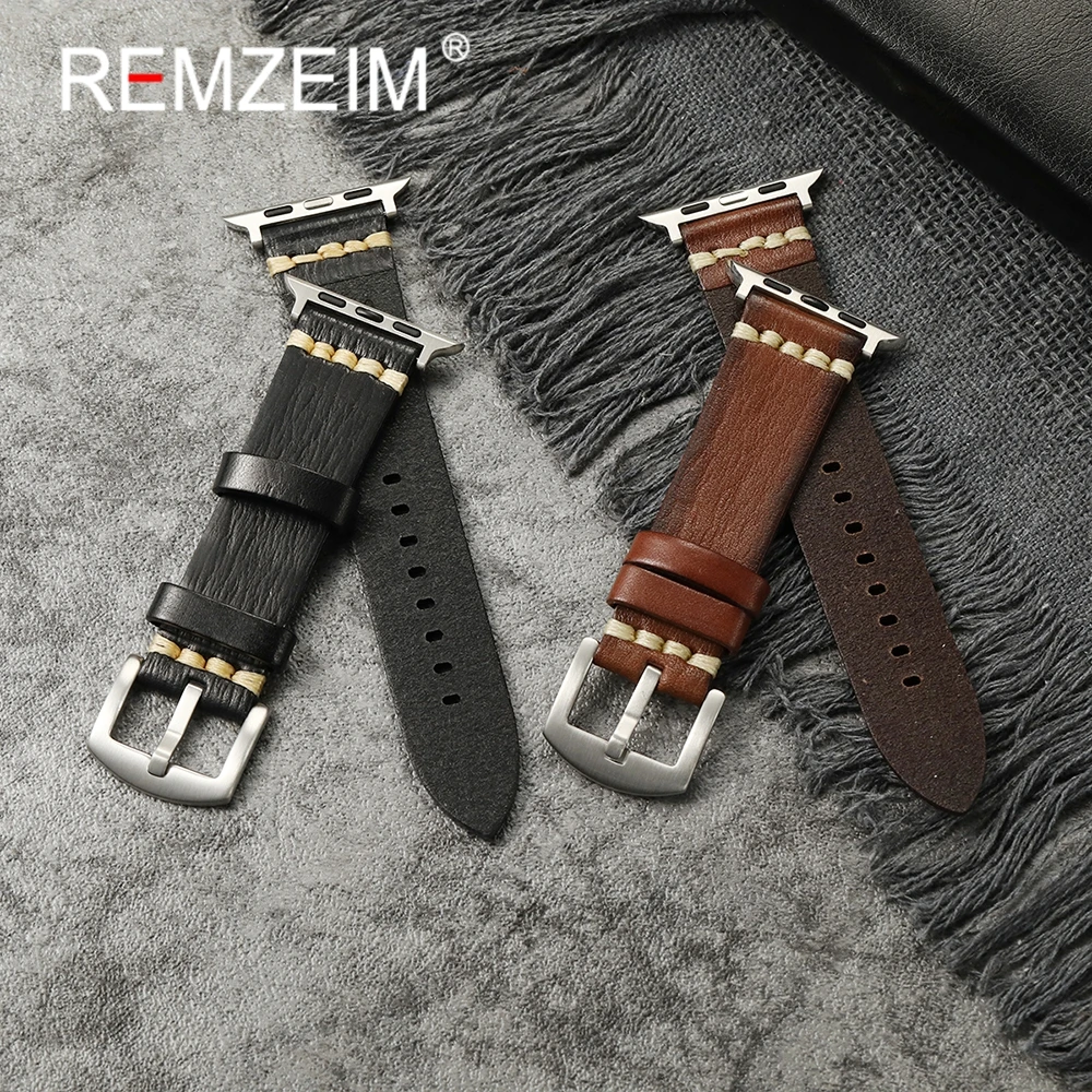 レトロ本革時計ストラップ Apple Watch 10 9 8 7 6 5 4 3 Ultra SE 2 時計バンド iWatch 49/46/45/44/42 ミリメートル 41/40/38 ミリメートル
