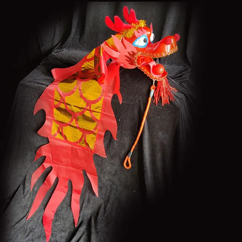 1.5/2/3 Meters China Dance Dragon Set With Head For Children Carnival Party Festival Celebration School Activity Funny Toys