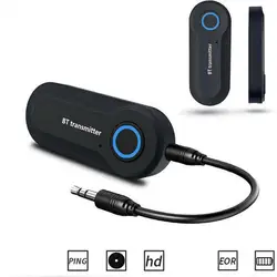 Bluetooth Transmitter 3.5MM Jack Audio Adapter Wireless Bluetooth Stereo Audio Transmitter Adapter For PC TV Headphones