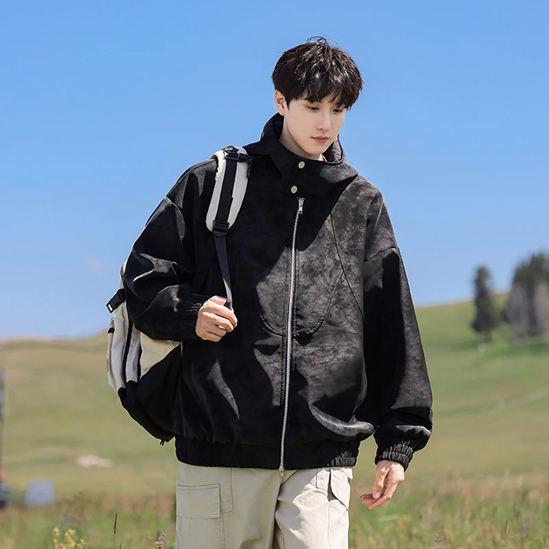 

Men's Outdoor Fashion Trend Comfortable Versatile Jacket Spring and Autumn Outdoor Sports Leisure Windproof Breathable Jacket