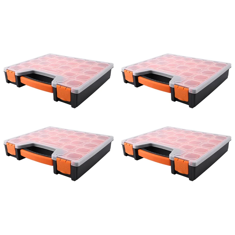 

【Superdeals】4X BF-312 Lastic Hardware Tool Storage Case Spanner Screw Parts Hardware Organizer Box