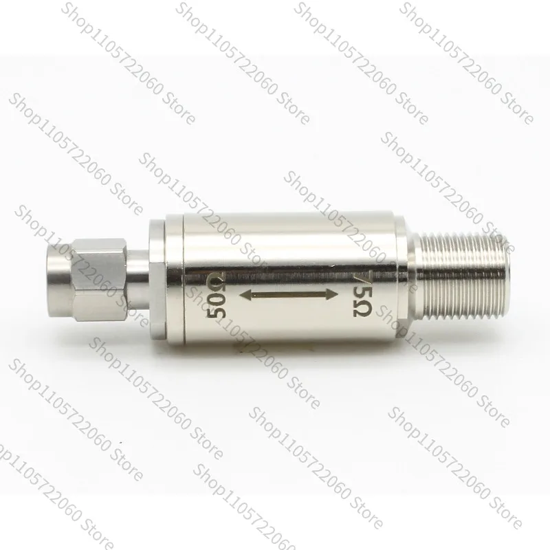 transformateur-d'impedance-rf-50Ω-75Ω-adaptateur-coaxial-sam-vers-f-connecteur-d'adaptation-pour-equipement-de-test-de-cable-tv