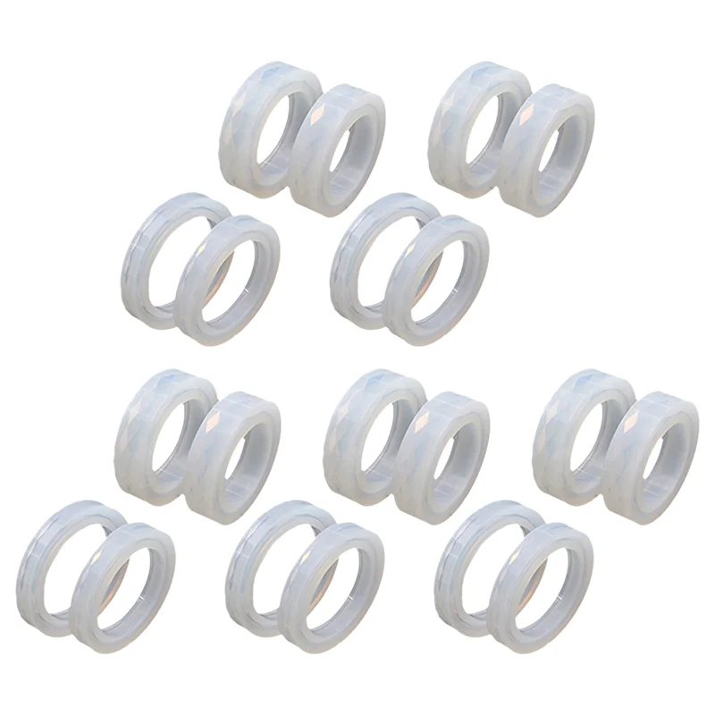 

NEW-20PCS Silicone Mould Mold Round For Curve Bangle Bracelet Jewelry Making DIY