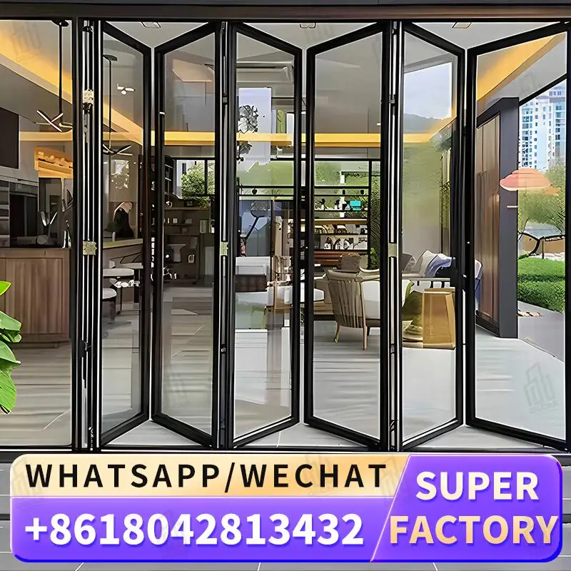 

Customizable Factorymade Windows Foldable Door Ideal for European Office Spaces Creative Solution Windows Foldable Door