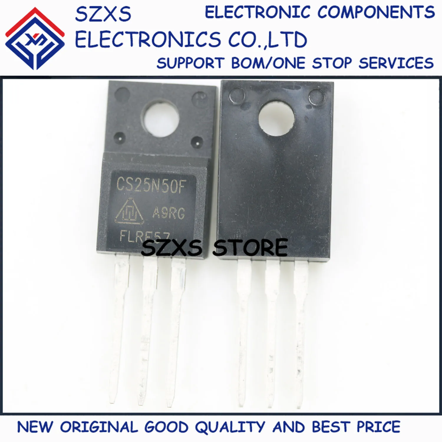 New Original 10Pcs CS25N50F CS25N50FA9R-G TO-220F 500V 25A MOSFET Field-effect Transistor In Stock Good Quality