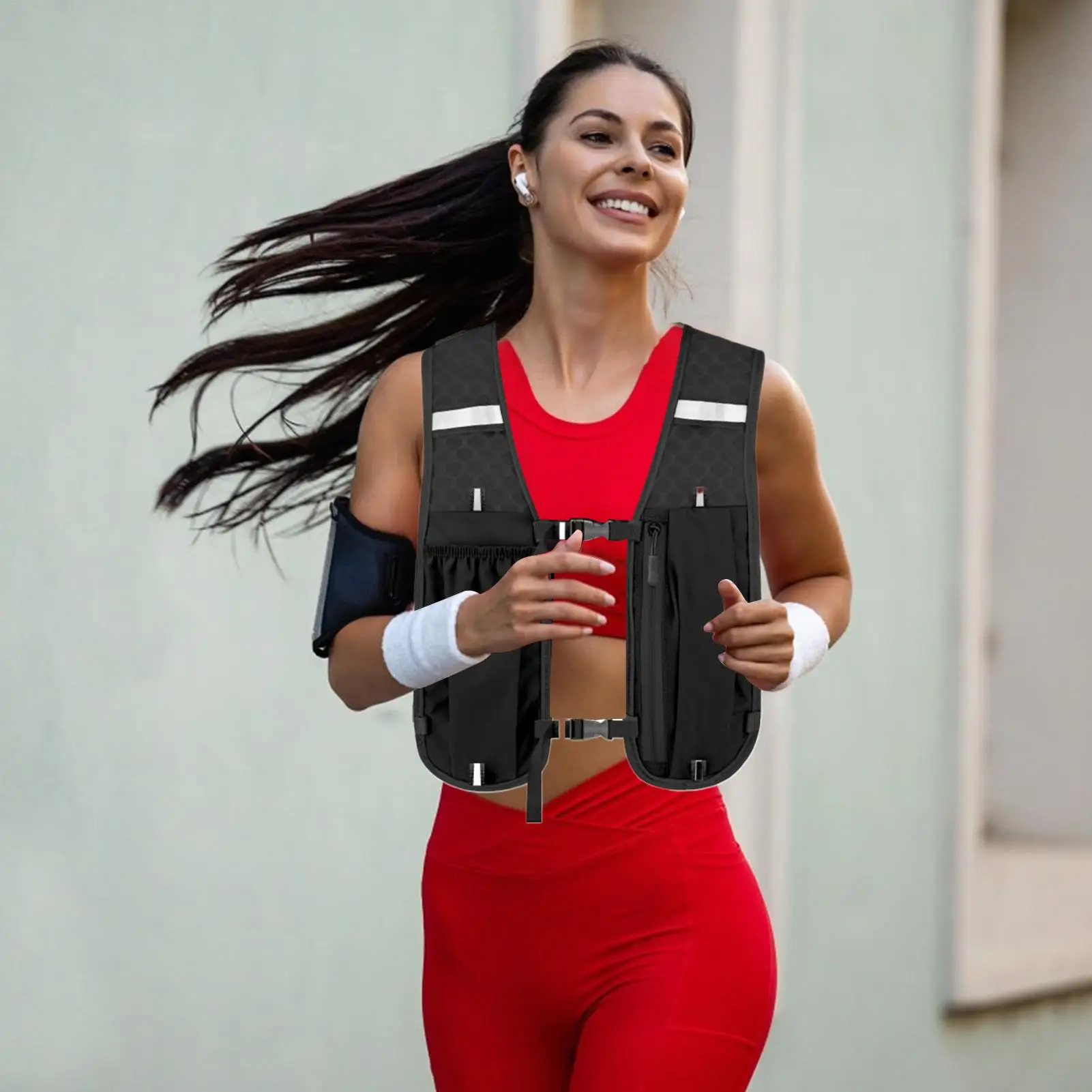 

Running Hydration Vest Running Water Backpack With Multiple Pockets Chest Pack Gear Stable Bladder For Jogging Marathons Hiking