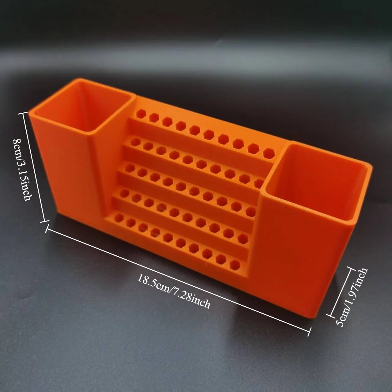 Tournevis Hexagonal en plastique, 50 trous, gain de place, support de rangement, outil de rangement d'embouts de tournevis