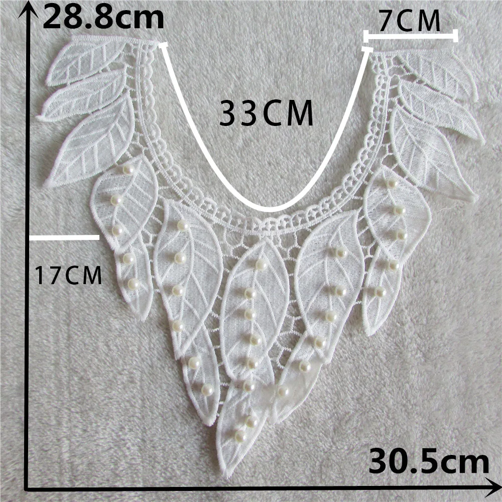 Wholesale sales of 1-10 pieces of black and white collar lace DIY sewing fabric decoration Fashion accessory lace trim