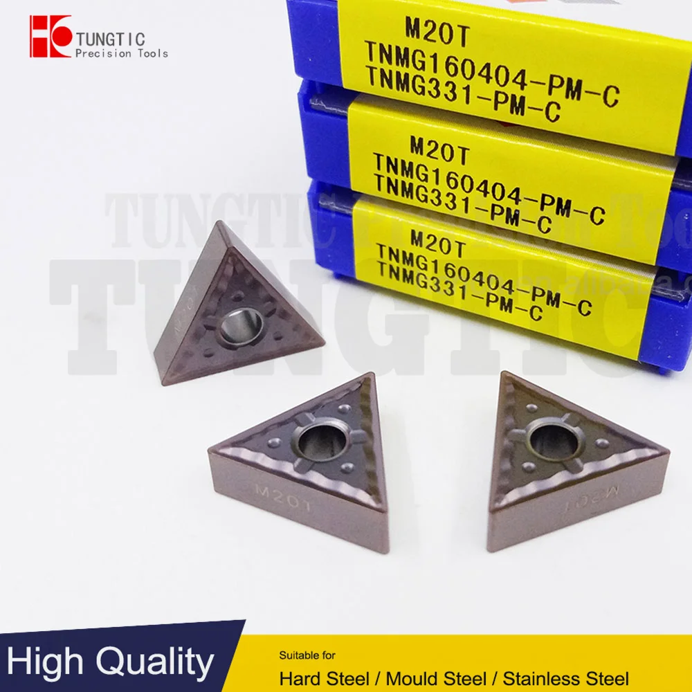 TNMG160404-PM-C TNMG160408-PM-C M20T Turning Inserts Carbide Cutter For CNC TNMG 160404-PM-C