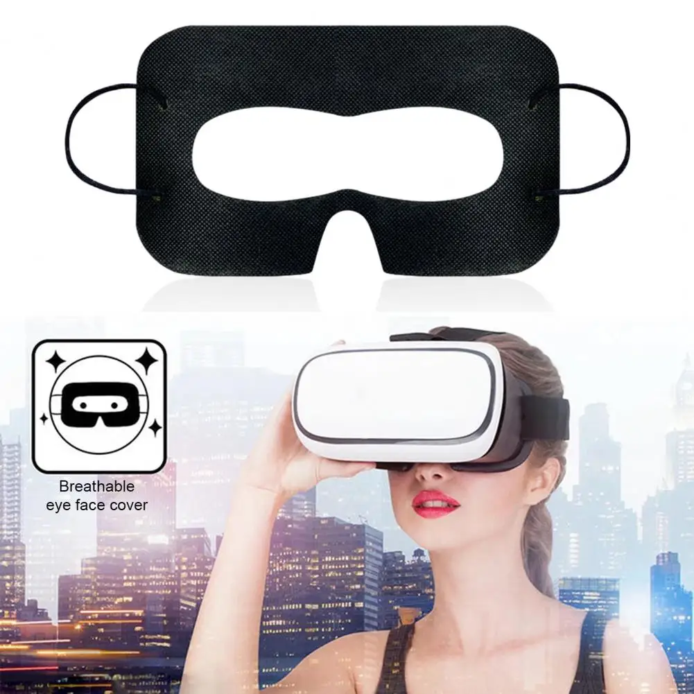 Ingranaggio Vr a prova di sudore 100 pezzi Vr Headset protezione antisudore usa e getta morbido traspirante Non irritante universale per la visione per l'igiene