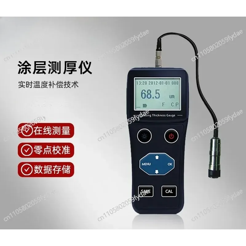 BT-CT5 Coating Thickness Gauge Screw Coating Magnetic Eddy Current Hot Dip Zinc Nickel Alloy Coating Measurement