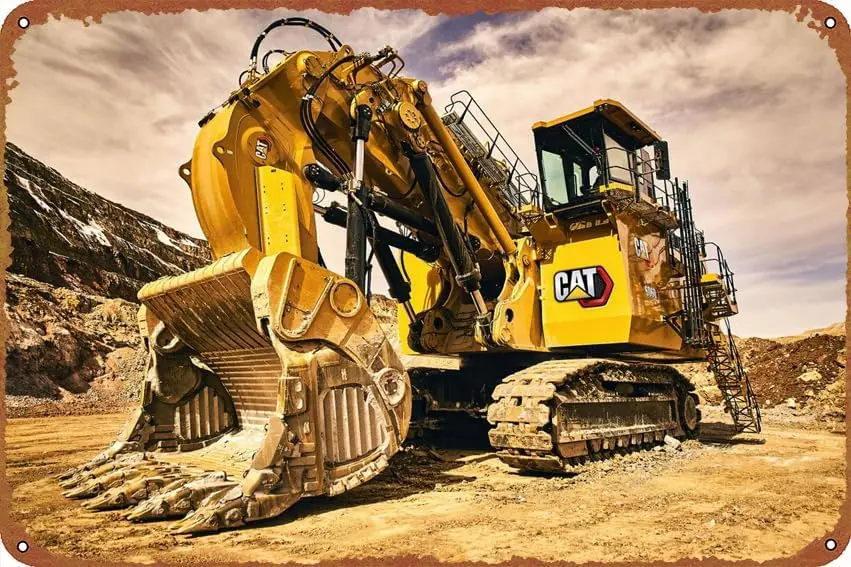 1p,Caterpillar Sports posters Metal Sign Tin Metal Retro Wall Decor for Home,Street,Gate,Bars,Club