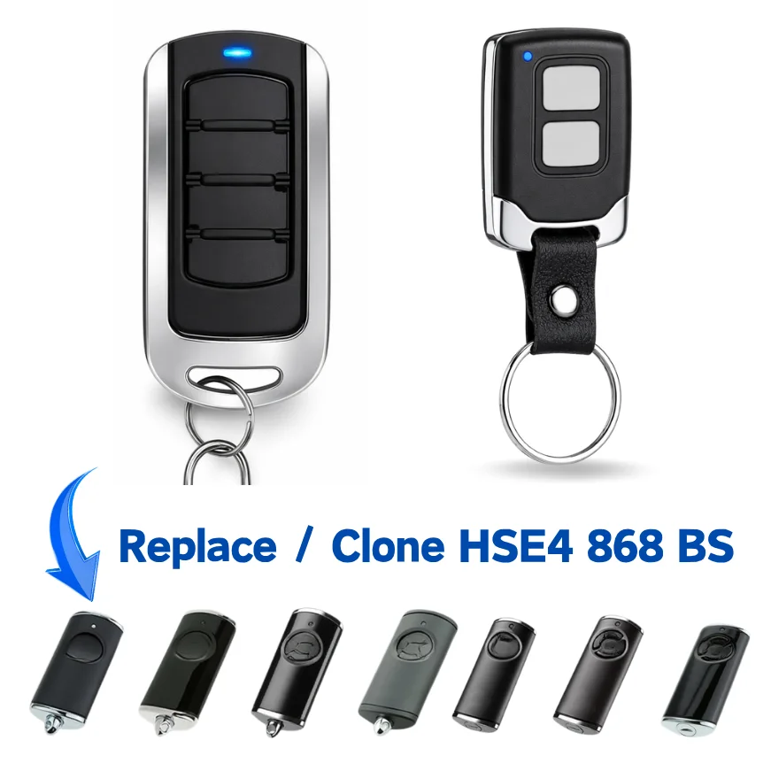 NEW HSE4 868 BS Hormann Remote Control Replacement HSE1 868 BS Bisecur Command HSE2 HS1 HS4 868 BS 868MHz Handheld Transmitter