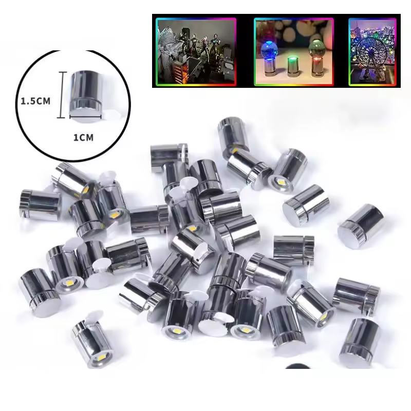 6pcs Mini Led Lamp Model Tiny Light Toys for DIY Model Making Dollhouse Balloons Party Decoration Hand Craft Sandtable Layout - Image 2