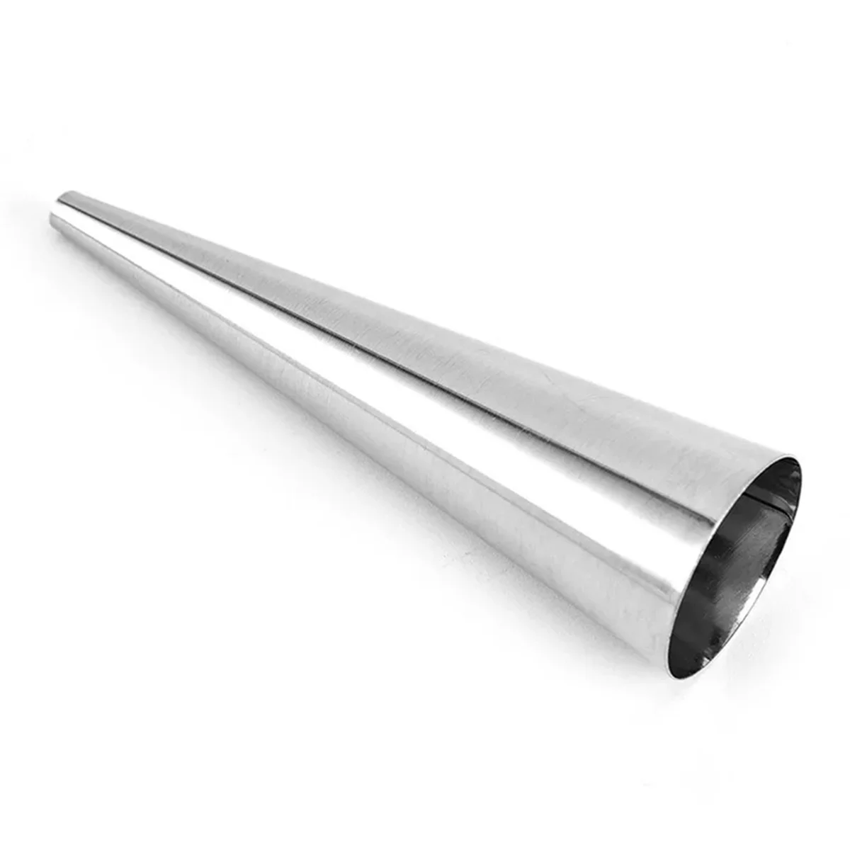 Tubo per croissant a cono per stampo da 30 pezzi, forme di cannoli antiaderenti in acciaio inossidabile, tubi a cono per stampo per pasticceria danese con corno di crema