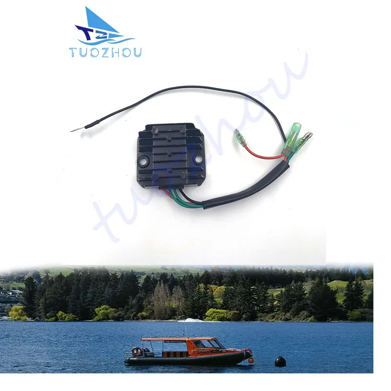 

Регулятор-выпрямитель в сборе 6H0-81960-00 (6H0-81960) для подвесных моторов Yamaha 2T 50HP 75HP 80HP 85HP 90HP 115HP 6H0-81960-00-00