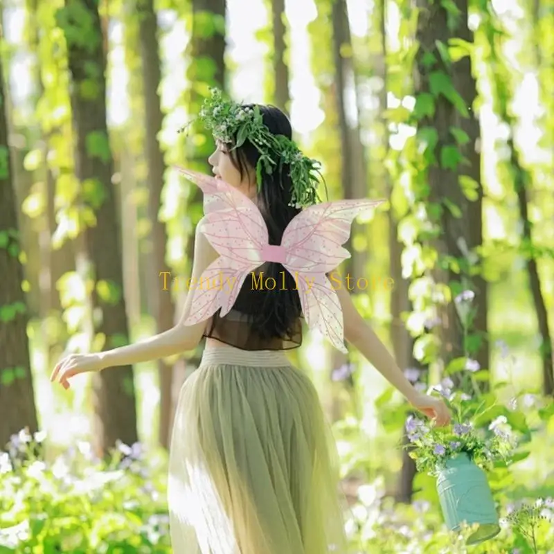 borboleta N5KB, fadas borboleta vestem asas para mulheres, fantasia borboleta Halloween para festa cosplay,