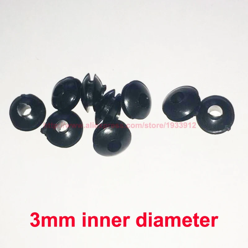 3mm inner diameter double side wire hole plug rubber grommets for cables