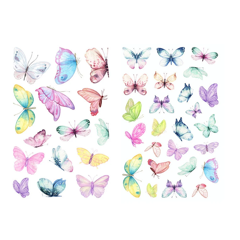 Dry Release Paper Decoration Stickers Living Room PVC Bedroom Decoration Butterfly Wall Stickers Waterproof Bar