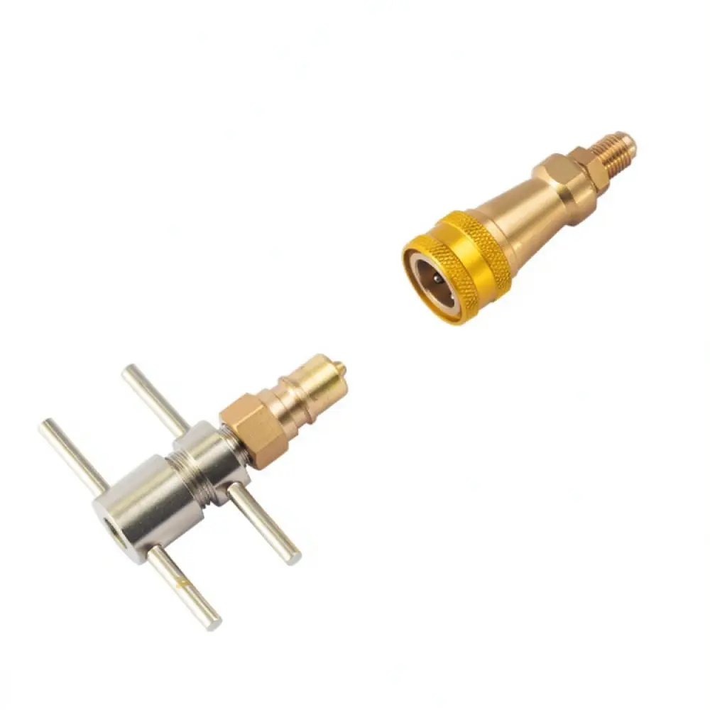 Reliable Copper Quick Connect Adapter For Mulinyu HVAC Cooling System Refrigerator Refrigerant Filling Pipe Repair