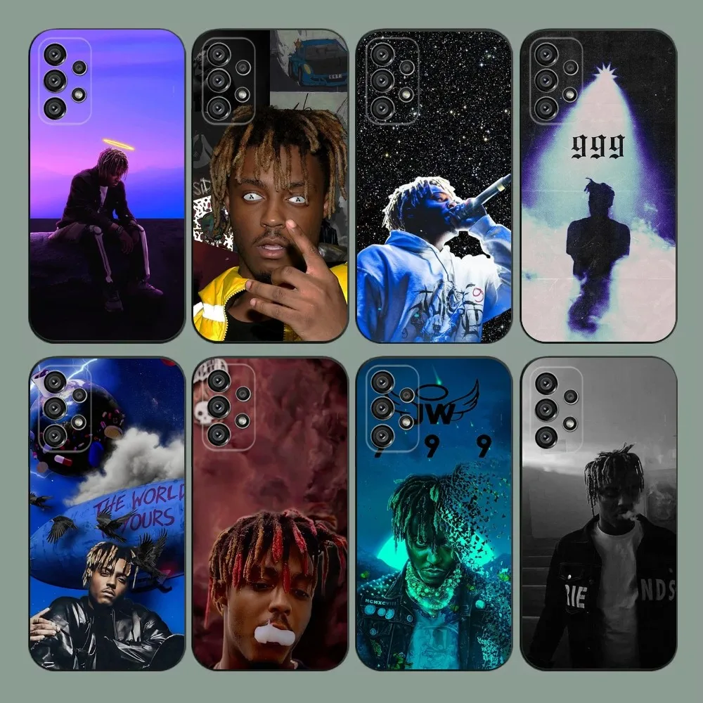 Hip Hop J-Juice W-Wrld Phone Case For Samsung Galaxy A20,A21s,A22,A31,A32,A52,A53,A72,73,A80,A91 Soft Black Cover