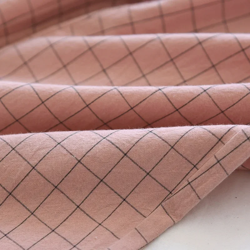 Pyjamahose für Damen, aus Baumwolle, für den Hausgebrauch, Herbst- und Winterhose, kariert, mit elastischem Bund und Kordel, Schlafhose für Studentinnen, weich und modisch. – Detail 18