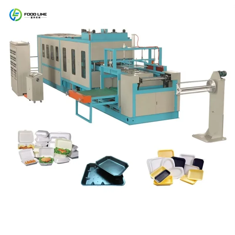 PS Foam Lunch Box Making Machine Polystyrene Styrofoam Food Containers Production Equipment High Efficiency Customized