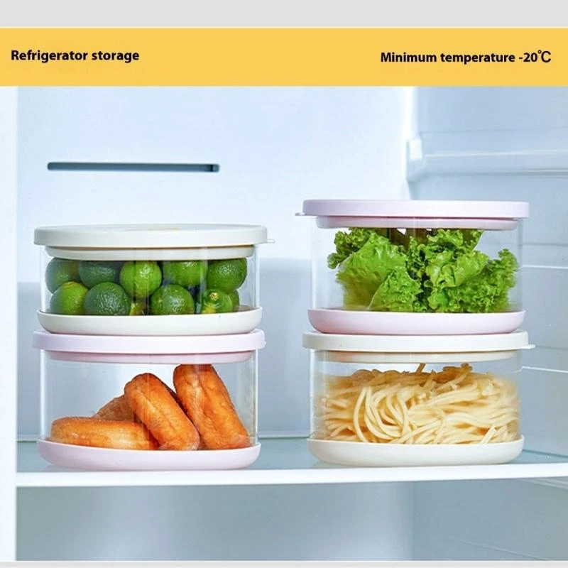 Glass Storage With Lid Microwave Safe Lunch Box For Office School Commutes best sale view 4